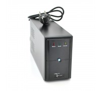 ИБП Ritar E-RTM650 (390W) ELF-L, LED, AVR, 2st, 2xSCHUKO socket, 1x12V7Ah, металлический Case (370*130*210) 4,8 кг (310*85*140)