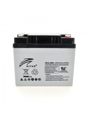 Акумуляторна батарея AGM RITAR HR12150W, Gray Case, 12V 40.0Ah ( 198 х 166 х 169 (169 ) 12.40kg 
