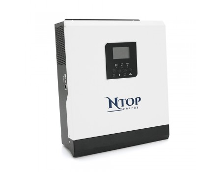 Гібридний інвертор NTOP NTP3000-24, 3000W, 24V, струм заряду  0-70A, 160-275V, ШIM-контролер (50А, 80 Vdc)