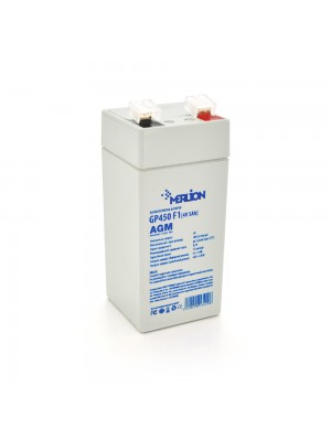 Акумуляторная батаре MERLION AGM GP450F1 4 V 5 Ah ( 47 x 47 x 100 (105 ) ) 