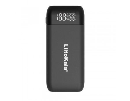 ЗУ LiitoKala Lii-MP2, функция Powerbank , USB/Type-C, LED display, поддерживает Li-ion, 3.7V/1.2V AA/AAA 18650/18700/20700/21700