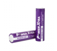 Аккумулятор Li-ion Power-Xtra 18650 3200mAh 3.7V, Violet