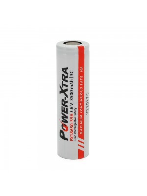 Аккумулятор Li-ion Power-Xtra 18650 3500mAh 3.6V(3,7V), White