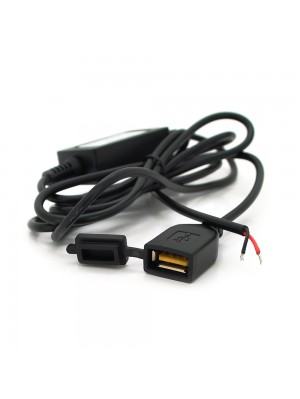 Конвертер USB2.0(F),DC 5V, Black, OEM