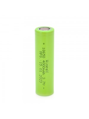 Аккумулятор WMP-4000 18650 Li-Ion Flat Top, 2000mAh, 3.7V, Green