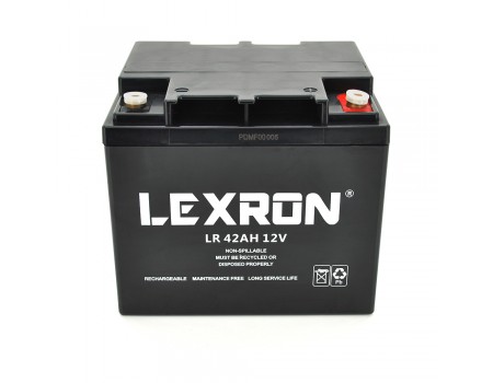 Акумуляторна батарея Lexron LR-12-42 12V 42 Ah  (197 x 165 x 172) 14kg