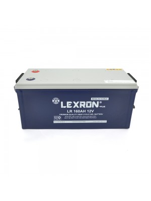 Акумуляторна батарея Lexron LR-DCK-12-160 Carbon-Gel 12V 160 Ah DEEP CYCLE (522 x 240 x 221) 44.5kg