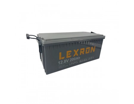 Акумуляторна батарея Lexron LiFePO4 12,8V 200Ah 2560Wh  ( 522 x 238 x 223)