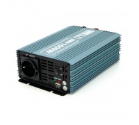 Інвертор напруги Mexxsun MXS-1000, 12V/220V, 1000W з модифікованою синусоїдою, 1 Shuko, 1 USB, клемні дроти