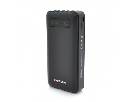Портативна батарея (повербанк) ProTech-B05 20000mAh, USB+Type-C+micro, White/Black, (450g)