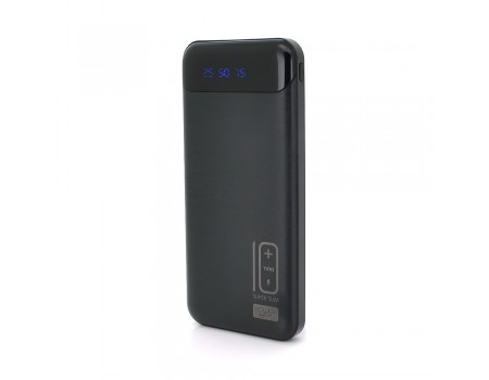 Портативна батарея (повербанк) TX-10 10000mAh, 2USB, White/Black, (245g)