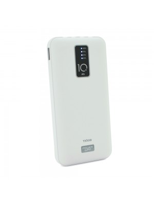 Портативна батарея (повербанк) TX-108 10000mAh, кабелю USB: Micro, Lighting, White/Black, (270g)