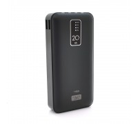 Портативна батарея (повербанк) TX-23 20000mAh, кабелю USB: Micro, Lighting, Type-C, Mix color