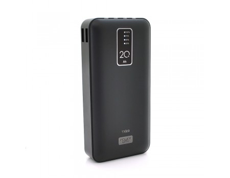 Портативна батарея (повербанк) TX-23 20000mAh, кабелю USB: Micro, Lighting, Type-C, Mix color