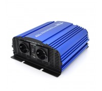 Інвертор напруги Tommatech MS-1200, 12V/220V, 1200W з апроксимованою синусоїдою, 2Shuko, USB, клемні дроти, 2 запобіжники, 