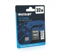 Карта памяти Patriot LX  microSDHC Class 10 UHS-I, 32GB