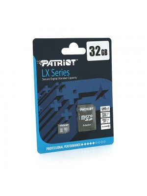 Карта памяти Patriot LX  microSDHC Class 10 UHS-I, 32GB