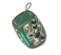 Колонка Kisonli Q17 Bluetooth 5.3, 1х8W, 1800mAh, USB/TF/TWS/FM/BT/LED, DC: 5V/1A, BOX, Camouflage, Q45