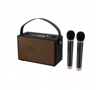 Колонка Kisonli G101 Bluetooth 5.0,Two microphone, 2х15W, 2400mAh, USB, DC: 5V/1A, BOX, Brown, Q8