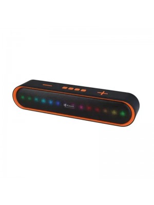 Колонка Kisonli LED-915 Bluetooth 5.0, 2х5W, 1200mAh, USB/TF/BT/FM/AUX, DC: 5V/1A, Orange, BOX, Q30