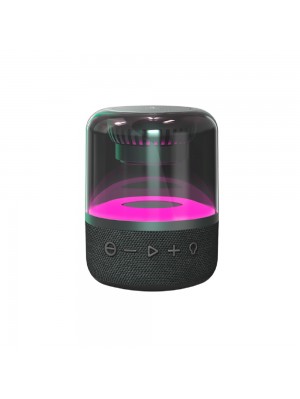 Колонка Kisonli LP-3S PLUS Bluetooth 5.0, 1х8W, 1200mAh, USB/TF/BT/AUX, DC: 5V/1A, Black, BOX, Q60