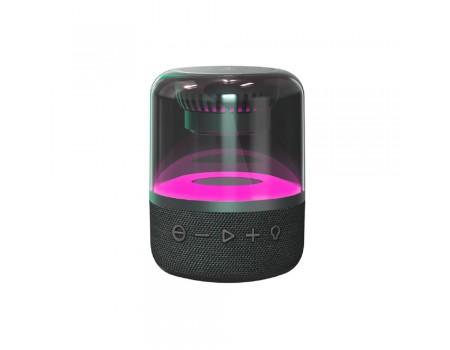 Колонка Kisonli LP-3S PLUS Bluetooth 5.0, 1х8W, 1200mAh, USB/TF/BT/AUX, DC: 5V/1A, Black, BOX, Q60