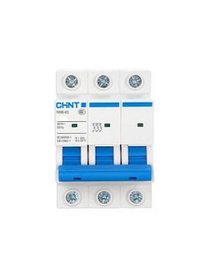 Автоматичний вимикач CHNT NXB-63 3P C50, 50A