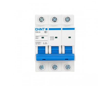 Автоматичний вимикач CHNT NXB-63 3P C63, 63A