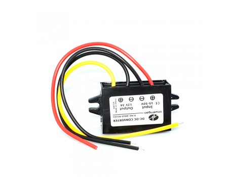 Преобразователь авто инвертор DC/DC 24-36V-12V 1A, IP67, 12W