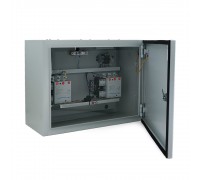 Блок АВР AKSA для генераторів з внутрішнім контролером, під конфігурацію мережі 3/3, 3/1,1/1, контактори 150A/150A, max 75кВт