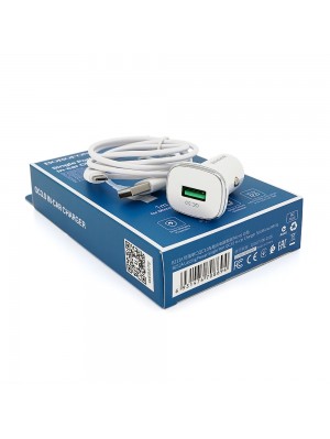 Набор BOROFONE BZ12A АЗУ 1xUSB+ кабель Type-CC 3.0A, 1м, White