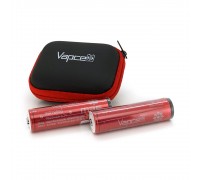 Аккумулятор 18650 Li-Ion Vapcell INR18650 M35 Protected, 3500mAh, 10A, 4.2/3.6/2.5V, цена за шт, Red