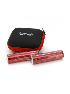 Аккумулятор 18650 Li-Ion Vapcell INR18650 M35 Protected, 3500mAh, 10A, 4.2/3.6/2.5V, цена за шт, Red