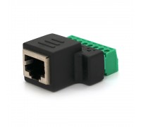 Разъем для подключения RJ-45(F) (8 контактов) с клеммами под кабель Q100