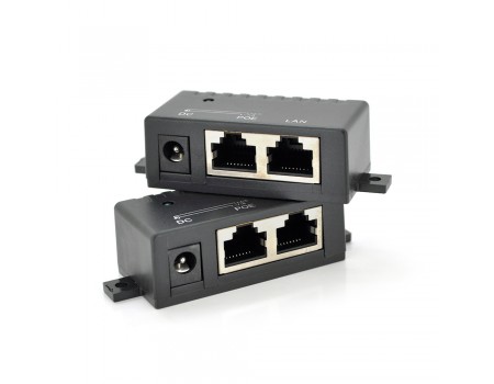POE інжектор IEEE 802.3af PoE з портом Ethernet 10/100/1000 Мбіт / с