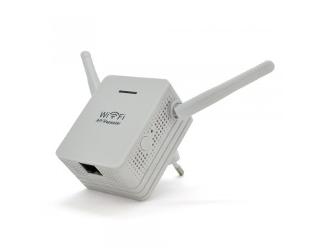 Підсилювач WiFi сигналу з 2-ма вбудованими антенами LV-WR06, живлення 220V, 300Mbps, IEEE 802.11b / g / n, 2.4GHz