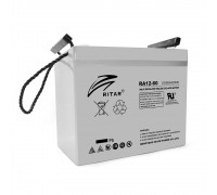 Акумуляторна батарея AGM RITAR RA12-60, Gray Case, 12V 60.0Ah ( 260 x 169 x 211 (218) ) 