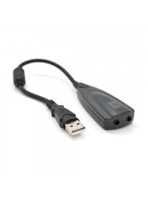 Контроллер USB-sound card (7.1) 3D sound (Windows 7 ready), 20см кабель с ферритом, Blister Q250