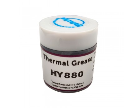 Паста термопровідна HY-880 15g, банка, Grey,> 5,15W / m-K, <0.004 ° C-in² / W, -30 ° ≈340 °, Блистер
