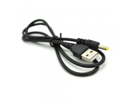 Кабель для планшета USB2.0(M)=> 4.0/1.7mm(M), 0,7м, Black, OEM