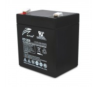 Аккумуляторная батарея AGM RITAR RT1250B, Black Case, 12V 5.0Ah ( 90 х70 х 101 (107) )