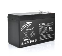 Аккумуляторная батарея AGM RITAR RT1270B, Black Case, 12V 7.0Ah ( 151 х 65 х 94 (100) )