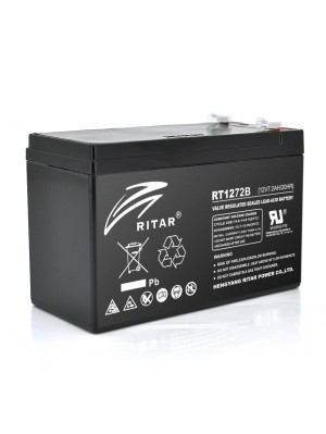 Акумуляторна батарея AGM RITAR RT1272B, Black Case, 12V 7.2Ah ( 151 х 65 х 94  (100) ) 