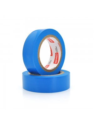 Ізолента APRO 0,14мм * 17мм * 20м (синя), діапазон робочих температур: від - 10 ° С до + 80 ° С, висока якість !!! 10 шт. в упаковці, ціна за упак.