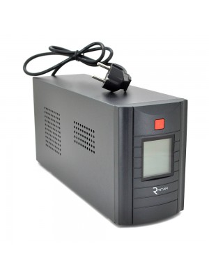 ИБП Ritar RTM1200 (720W) Proxima-D, LCD, AVR, 3st, 3xSCHUKO socket, 2x12V7.5Ah, металл Case (350х120х190)