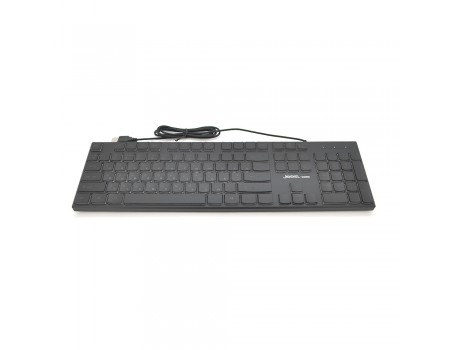 Клавиатура с подсветкой USB JEDEL K510, длина кабеля 170см, (Eng/Укр/Рус), (483х188х35 мм) Black, 104к