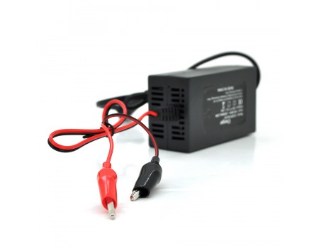 Зарядний пристрій для акумулятора з індикатором 12V / 1,5A , ОЕМ (110*59*40) 0,14кг