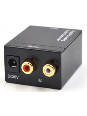 Активний конвертер з цифрового (SPDIF) в аналоговий (RCA) сигнал (без оптичного кабеля