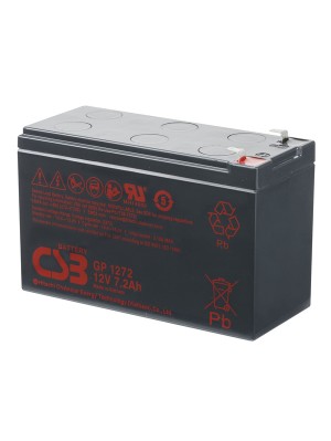 Аккумуляторна батарея CSB GP1272F2, 12V 7,2Ah (25W) (151х65х100мм) 1.9кг /420