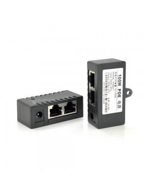 POE інжектор IEEE 802.3af PoE з портом Ethernet 10/100 Мбіт / с
